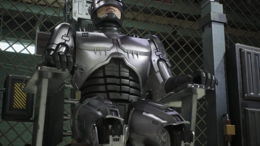 RoboCop sits for an examination in Rogue CIty