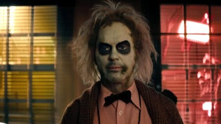 Michael Keaton in Beetlejuice Beetlejuice which may or may not have a post-credits scene.