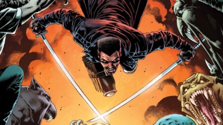 A shot of Blade from the comics