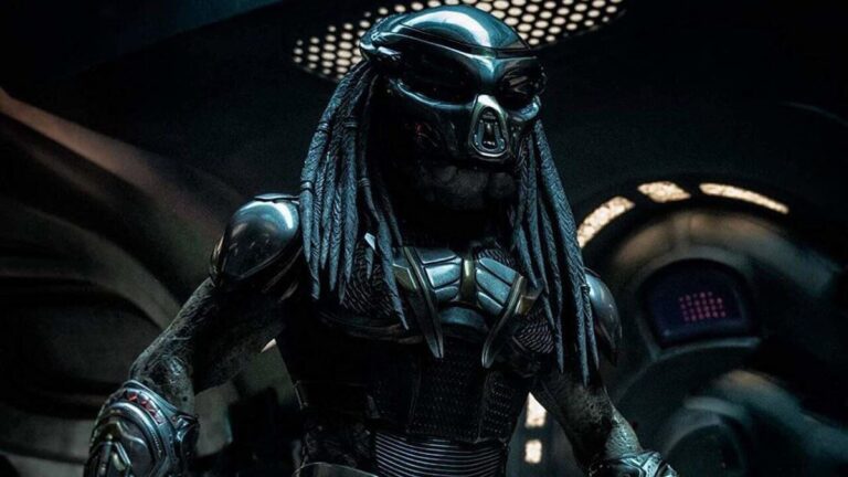 A shot from The Predator 2018