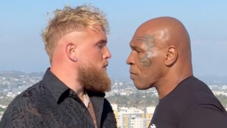 Mike Tyson and Jake Paul