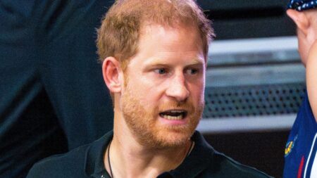 Prince Harry attends an Invictus Games event.