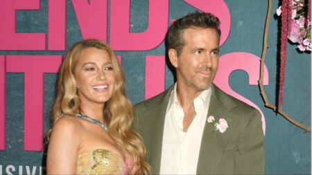 Ryan Reynolds and Blake Lively at the It Ends With US premier in NYC